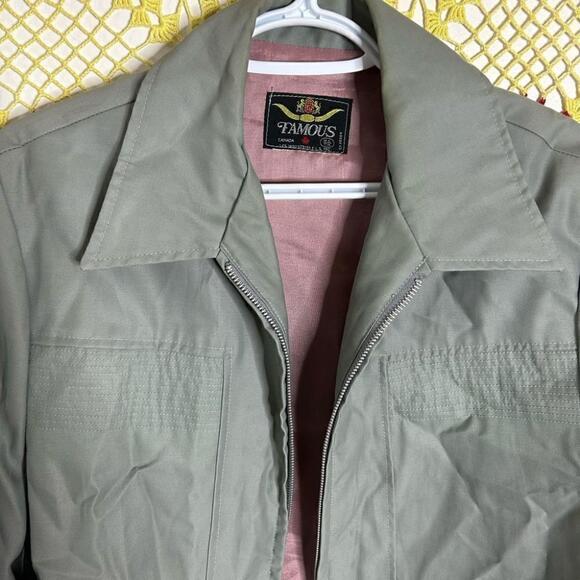 Men's Vtg 70’s Gray Windbreaker Jacket - Picture 10 of 16